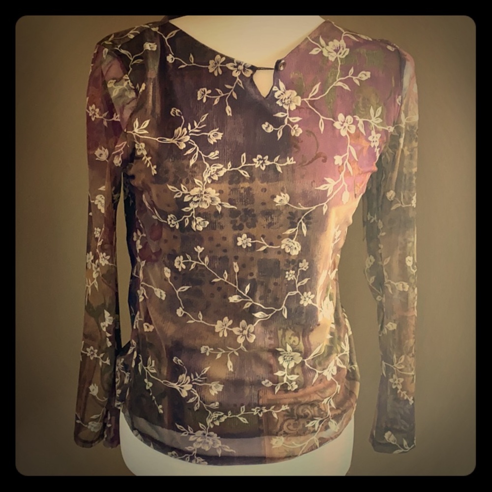 Floral print blouse
